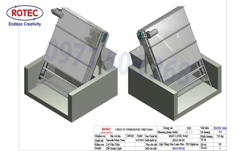 Cấu Tạo Và Nguyên Lý Hoạt Động Của Máy Tách Rác Lược Cào